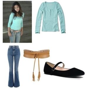 2000s Red and White Board Shorts ASO Gabriella Montez